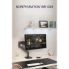 DailyTech North Bayou NB G45 Gaz Yay Kolu 27-40 İnç Ekran Masaüstü Monitör Tutucu 360 Döndürmek 2-12kg Düz Ekran Oval Ekran USB -