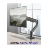 DailyTech North Bayou NB G45 Gaz Yay Kolu 27-40 İnç Ekran Masaüstü Monitör Tutucu 360 Döndürmek 2-12kg Düz Ekran Oval Ekran USB -