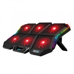 Coolcold LED K40 6 Fanlı 17 inç RGB Laptop Notebook Soğutucu Stand
