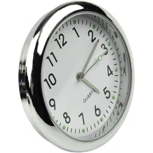 DailyTech Aydınlık Araç Araba Tekne Bisiklet İçin Mini Kuvars Saat - DailyTech - BEYAZ