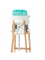 Picnic Portatif Mama Sandalyesi Yükselticili Katlanabilir Bebek Sandalyesi - Zürafa