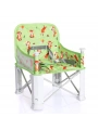 Picnic Portatif Mama Sandalyesi Yükselticili Katlanabilir Bebek Sandalyesi - Tilki