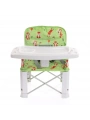 Picnic Portatif Mama Sandalyesi Yükselticili Katlanabilir Bebek Sandalyesi - Tilki