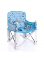 Picnic Portatif Mama Sandalyesi Yükselticili Katlanabilir Bebek Sandalyesi - Su Samuru