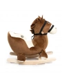 Ahşap Ayaklı Peluş Oyuncak Sallanan At