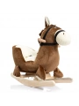 Ahşap Ayaklı Peluş Oyuncak Sallanan At