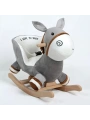 Ahşap Ayaklı Peluş Oyuncak Sallanan Eşek