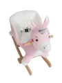 Ahşap Ayaklı Peluş Oyuncak Sallanan Unicorn