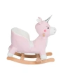 Ahşap Ayaklı Peluş Oyuncak Sallanan Unicorn