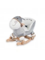 Babyklas Tekerlekli ve Sallanan Peluş Eşek Oyuncak | Gri