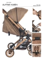 Be-Be Alpine Çift Yönlü Kabin Boy Bebek Arabası | Kahve