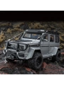 Çek Bırak Işıklı ve Sesli Off-Road Jeep Oyuncak Araba – 1:32 Ölçek, Kapılar Açılır | Gri