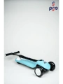 PRO Toys Işık/Ledli Üç Teker Yükseklik Ayarlanabilir ve Katlanabilir Fren Sistemli Çocuk Scooter | Turkuaz