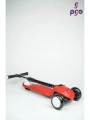 PRO Toys Işık/Ledli Üç Teker Yükseklik Ayarlanabilir ve Katlanabilir Fren Sistemli Çocuk Scooter | Kırmızı