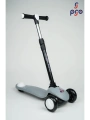 PRO Toys Işık/Ledli Üç Teker Yükseklik Ayarlanabilir ve Katlanabilir Fren Sistemli Çocuk Scooter | Gri