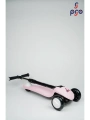 PRO Toys Işık/Ledli Üç Teker Yükseklik Ayarlanabilir ve Katlanabilir Fren Sistemli Çocuk Scooter | Pudra