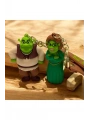 Shrek ve Prenses Fiona 2li 3D Anahtarlık Seti – Silikonlu Büyük Boy Çanta Süsü