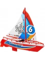 Sunman 3401 Su Üzerinde Giden Yelkenli Tekne – Renkli Kırmızı