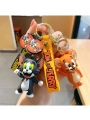 Tom ve Jerry Jerry Figürlü Silikon Anahtarlık ve Çanta Süsü – 21 cm
