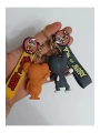 Tom ve Jerry Jerry Figürlü Silikon Anahtarlık ve Çanta Süsü – 21 cm