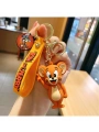 Tom ve Jerry Jerry Figürlü Silikon Anahtarlık ve Çanta Süsü – 21 cm