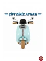 Vespera Pierro Akülü 6v Motor | Mavi