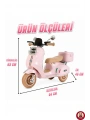 Vespera Pierro Akülü 6v Motor | Pembe
