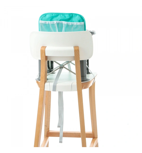 Picnic Portatif Mama Sandalyesi Yükselticili Katlanabilir Bebek Sandalyesi - Zürafa