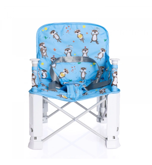Picnic Portatif Mama Sandalyesi Yükselticili Katlanabilir Bebek Sandalyesi - Su Samuru