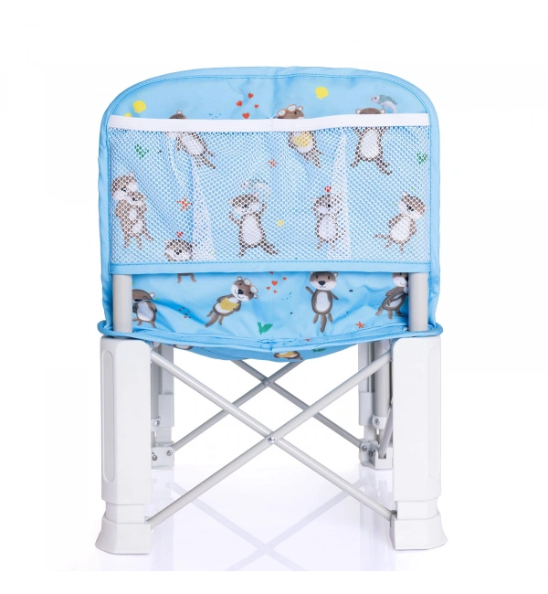 Picnic Portatif Mama Sandalyesi Yükselticili Katlanabilir Bebek Sandalyesi - Su Samuru