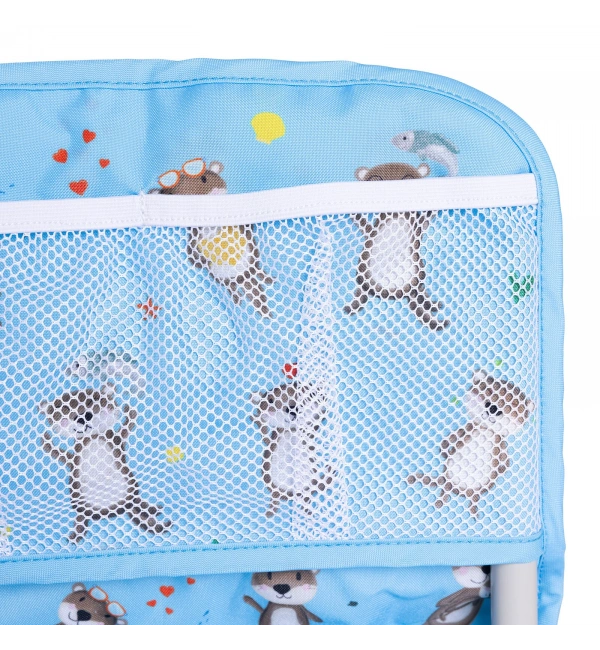 Picnic Portatif Mama Sandalyesi Yükselticili Katlanabilir Bebek Sandalyesi - Su Samuru