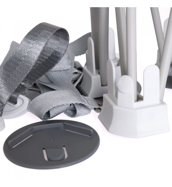 Picnic Portatif Mama Sandalyesi Yükselticili Katlanabilir Bebek Sandalyesi - Su Samuru