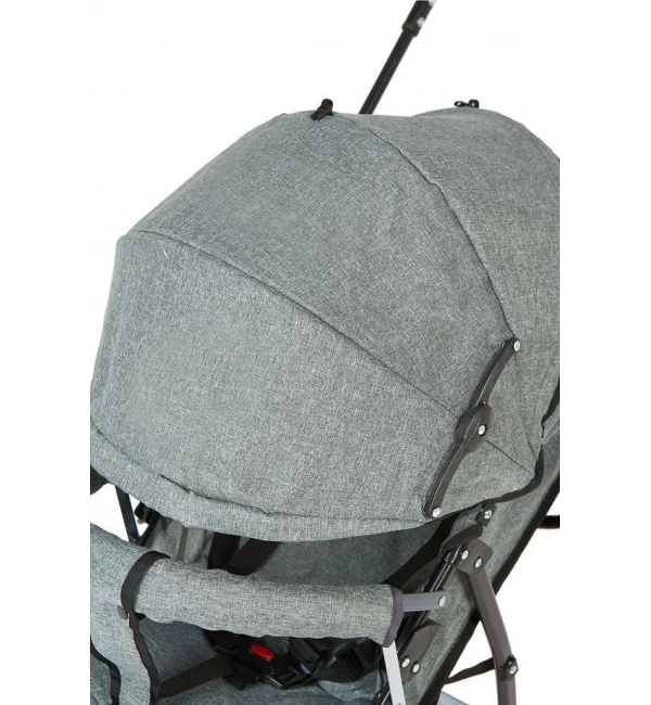 Aldeba Tam Yatar Baston Puset Bebek Arabası | Gri