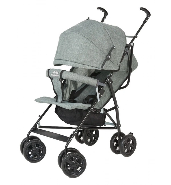 Aldeba Tam Yatar Baston Puset Bebek Arabası | Gri