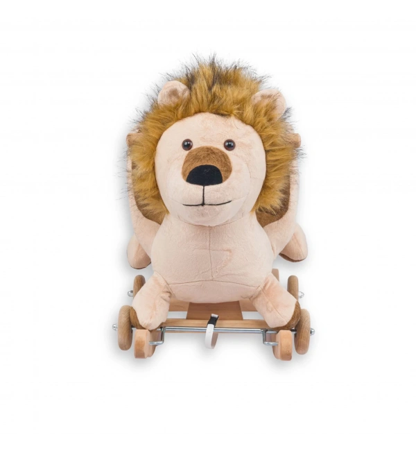 Babyklas Tekerlekli ve Sallanan Peluş Aslan Oyuncak