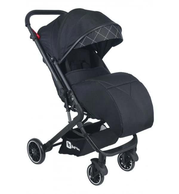 Be-Be Alpine Çift Yönlü Kabin Boy Bebek Arabası | Siyah