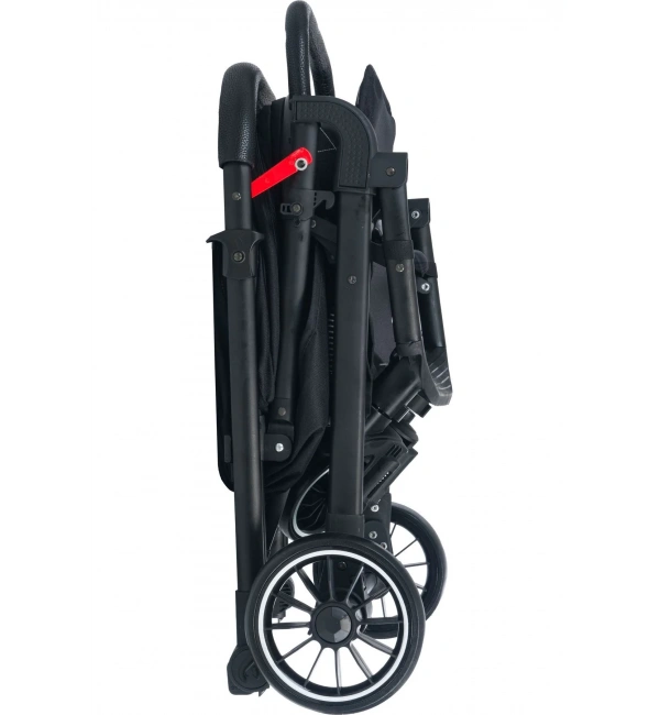 Be-Be Alpine Çift Yönlü Kabin Boy Bebek Arabası | Siyah