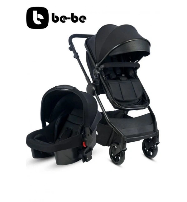 Be-Be Cool Siyah Travel Sistem Bebek Arabası Seyahat Sistem