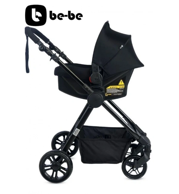 Be-Be Cool Siyah Travel Sistem Bebek Arabası Seyahat Sistem