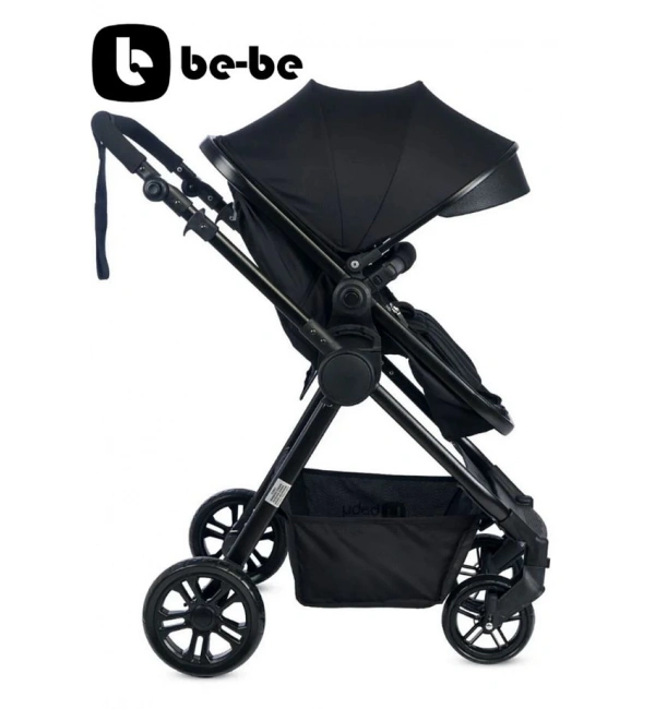 Be-Be Cool Siyah Travel Sistem Bebek Arabası Seyahat Sistem