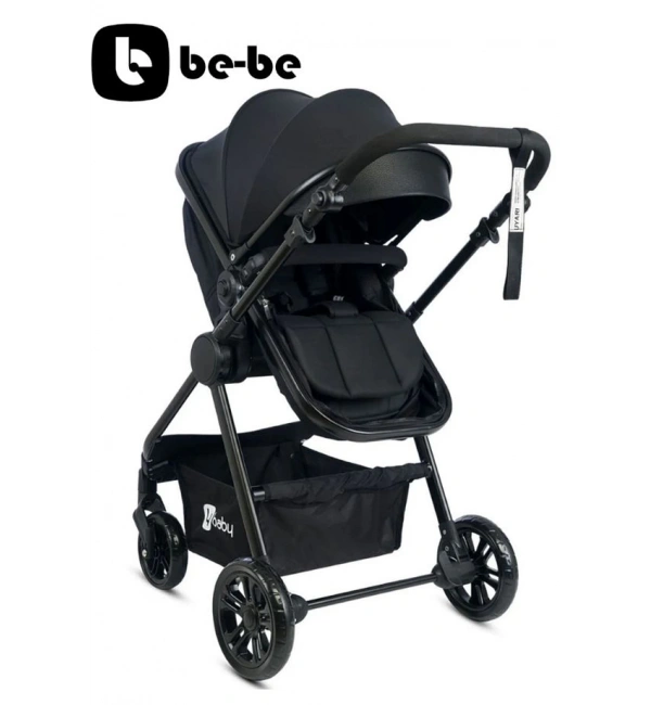 Be-Be Cool Siyah Travel Sistem Bebek Arabası Seyahat Sistem