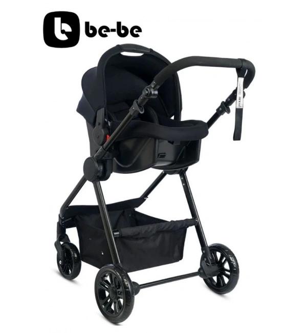 Be-Be Cool Siyah Travel Sistem Bebek Arabası Seyahat Sistem