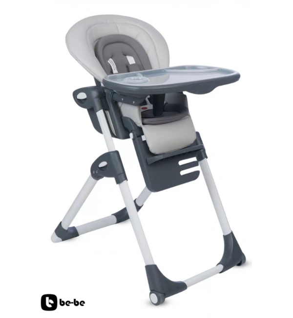 Be-Be Cozy Asansörlü Lüks Mama Sandalyesi - Gri