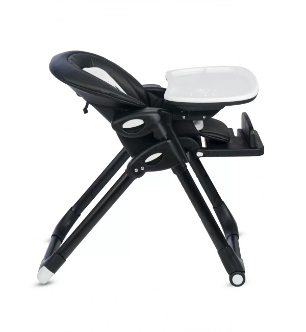 Be-Be Cozy Asansörlü Lüks Mama Sandalyesi - Siyah