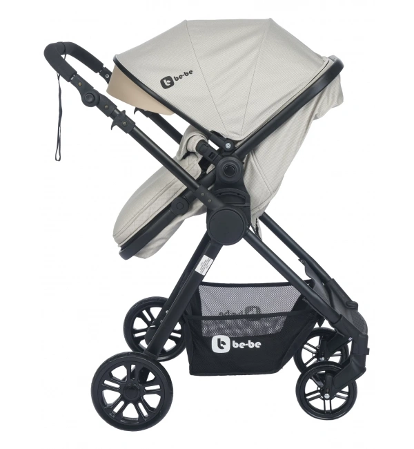 Be-Be Elegant Lux Travel Çift Yön Tam Yatış Pozisyonlu Pratik Katlanır Pusetli Bebek Arabası