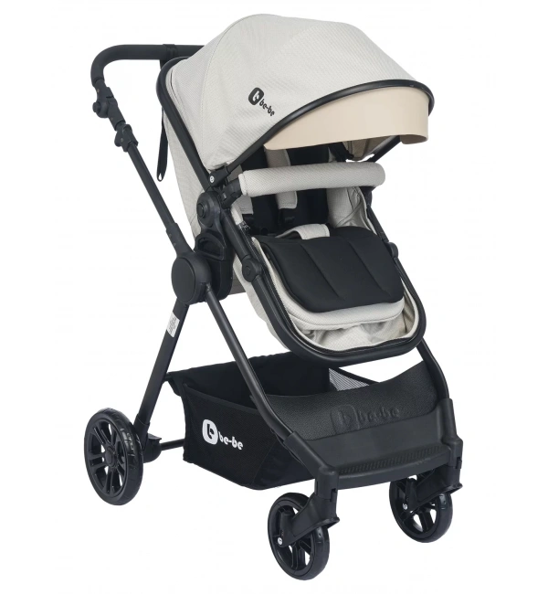 Be-Be Elegant Lux Travel Çift Yön Tam Yatış Pozisyonlu Pratik Katlanır Pusetli Bebek Arabası