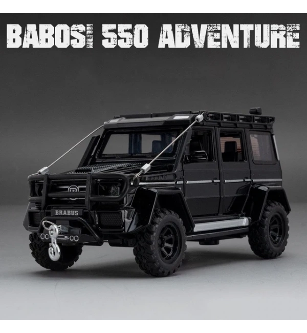 Çek Bırak Işıklı ve Sesli Off-Road Jeep Oyuncak Araba – 1:32 Ölçek, Kapılar Açılır