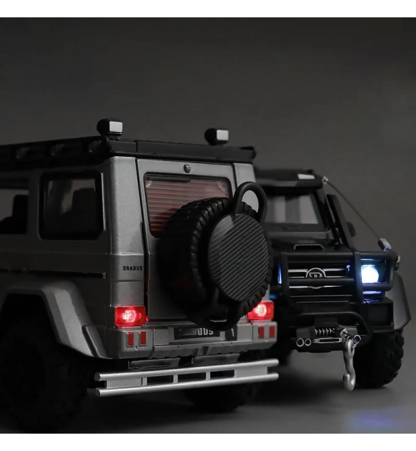 Çek Bırak Işıklı ve Sesli Off-Road Jeep Oyuncak Araba – 1:32 Ölçek, Kapılar Açılır