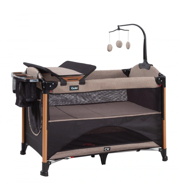 Ciciko C-1070 Jaguar Anne Yanı Park Yatak | Kahve