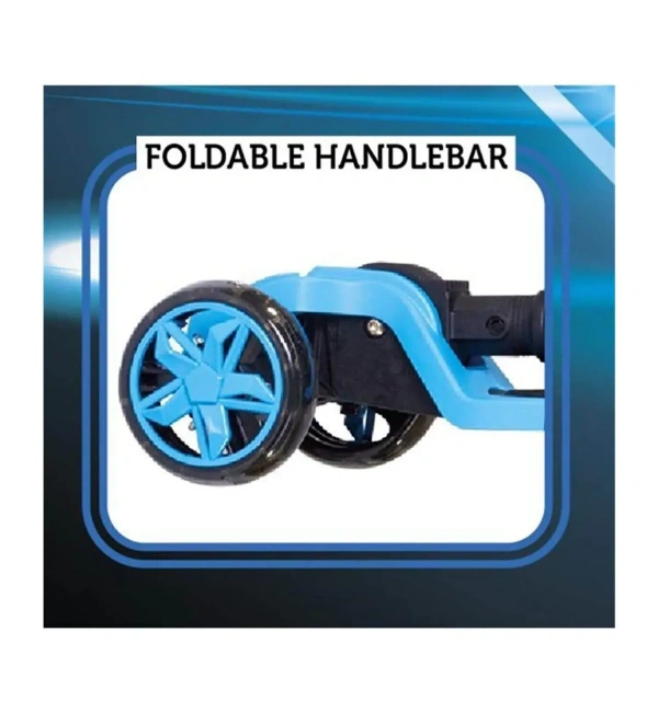 Cool Wheels Tulpar Işıklı Katlanır Scooter - Mavi